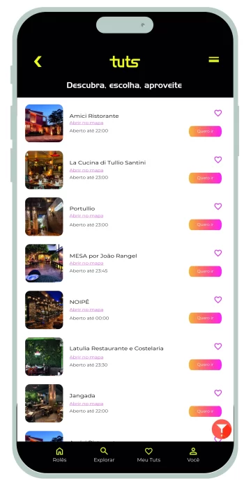 Lista versão link rosa